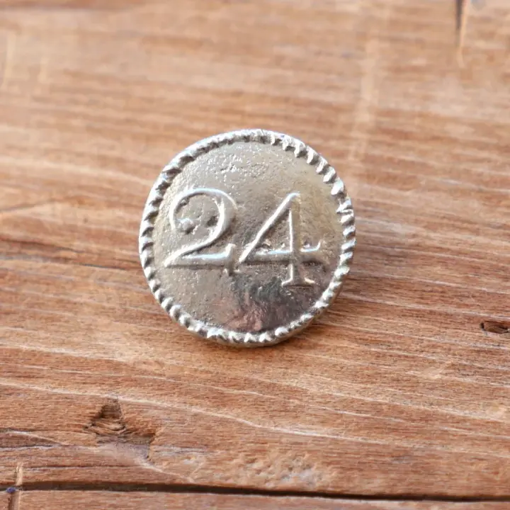 24th Regiment of Foot Buttons (British) 7/8"
