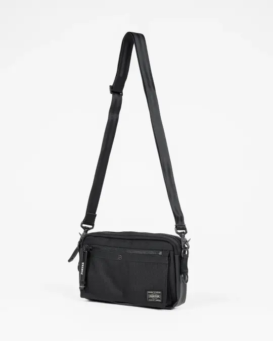 Porter - Yoshida & Co. - Heat Small Shoulder Bag - Black