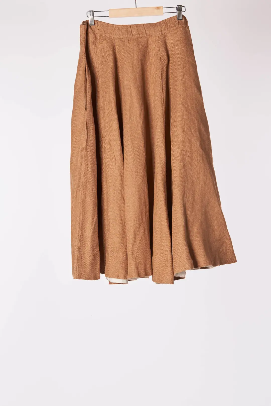 Classic Skirt, Walnut Herringbone