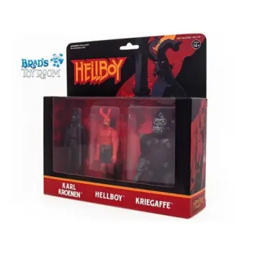 Hellboy Reaction Action Figures 3 Pack Super 7 - Karl Kroenen, Kriegaf