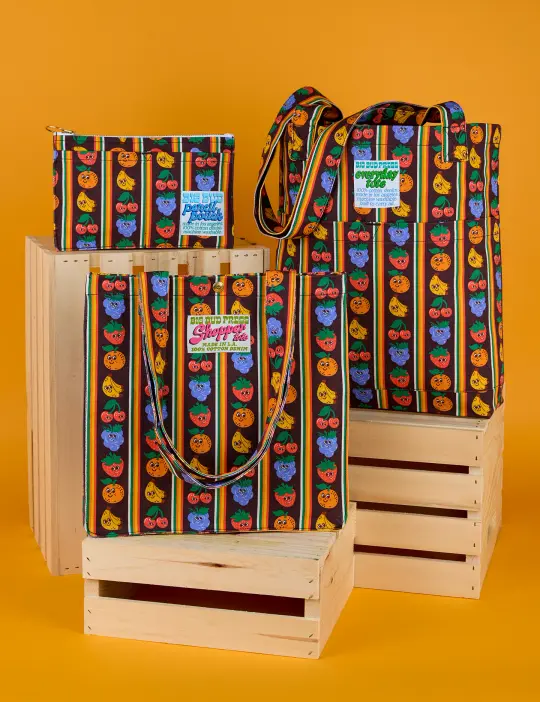 Fruit Fantasy Printed Bags *FINAL SALE*