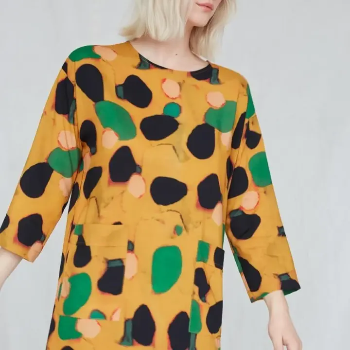 Big Trail Dress in Klimt
