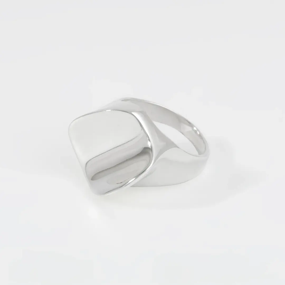 Sterling Silver Ripple Ring