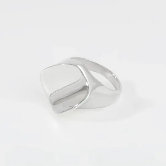 Sterling Silver Ripple Ring