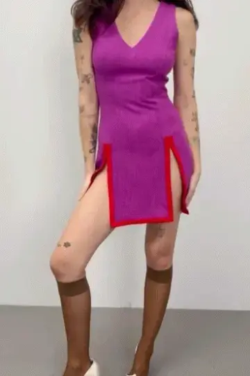 Matilda's Mom Thick Linen Mini Dress