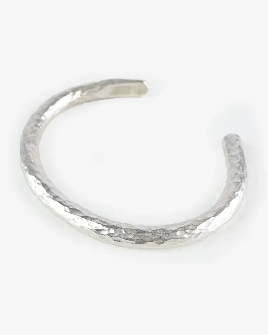 OGL - Hand Hammered Bracelet - Sterling Silver