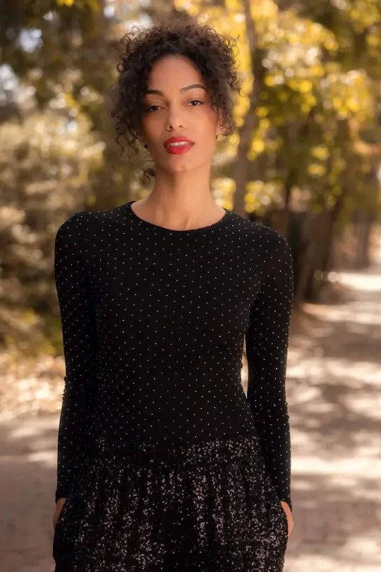 Bravo Top in Black