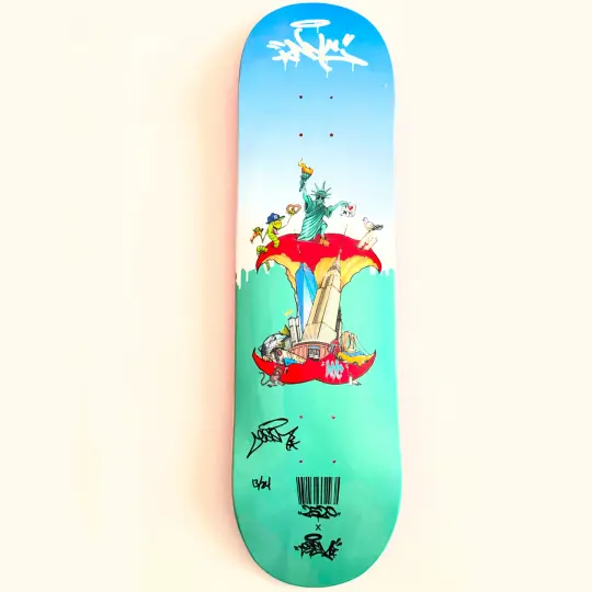 2520 X CES NEW YORK CITY SKATE DECK - PARIS GREEN