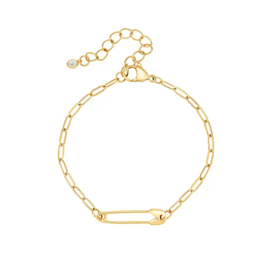 Safety Pin Bracelet