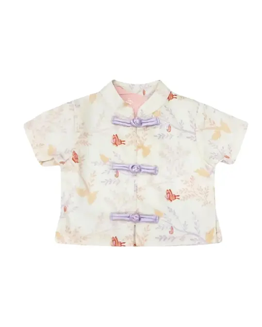 Tang Shirt - Coral Flutter Spring