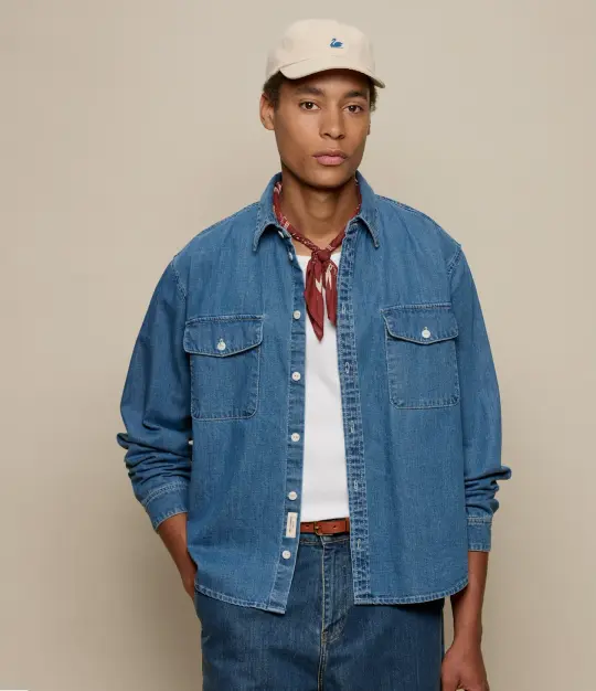 Denim Long Sleeve Shirt