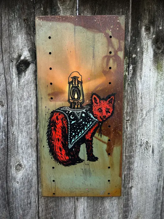 Light The Path On Antique Metal
