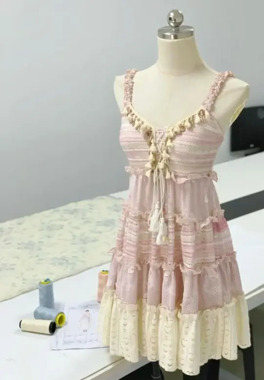 Pretty Pink Homecoming Dress ,A-Line Spaghetti Straps Mini Summer Dress Cami Dress RS1130