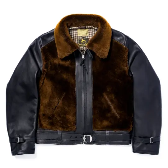 AKLAK GRIZZLY JACKET / BLACK,BROWN