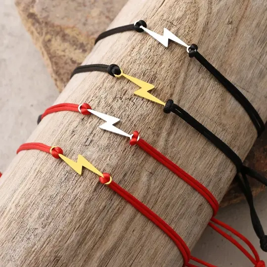 Lightning Bolt Hand Braided Bracelets
