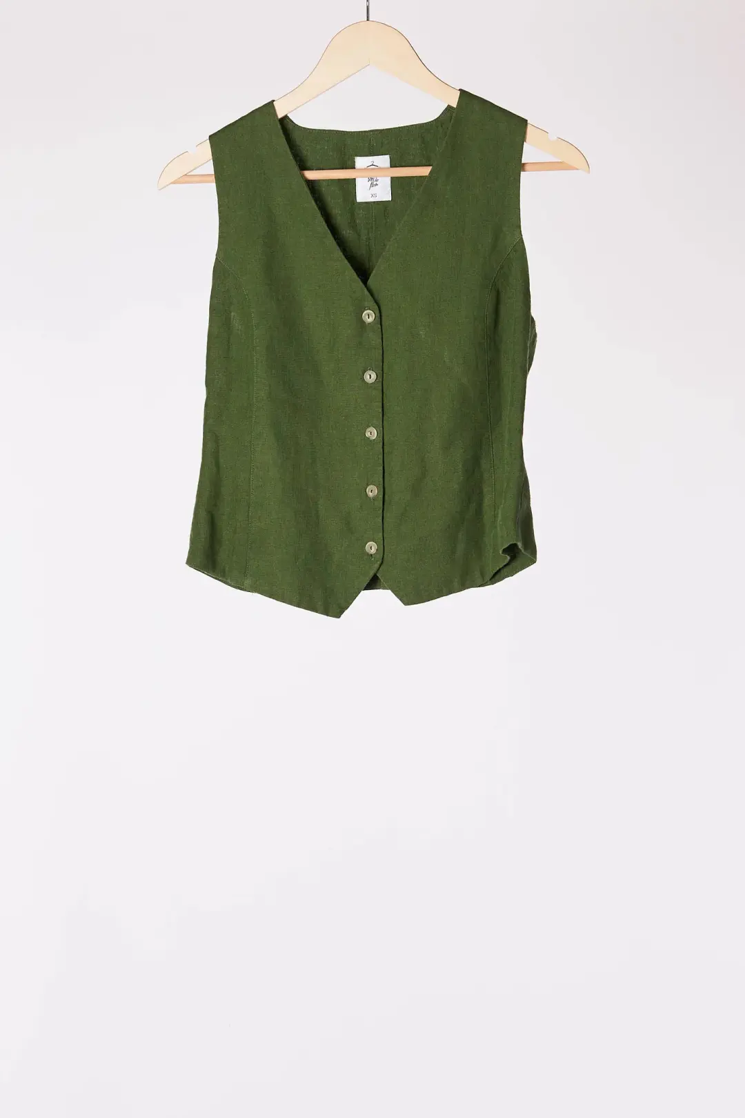 Emerald Green Classic Vest, Sleeveless
