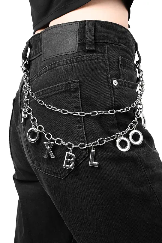 Foxblood Bag Chain - Silver