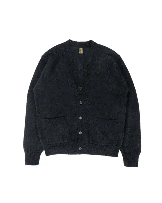 Batoner Pure Mohair V Cardigan Black