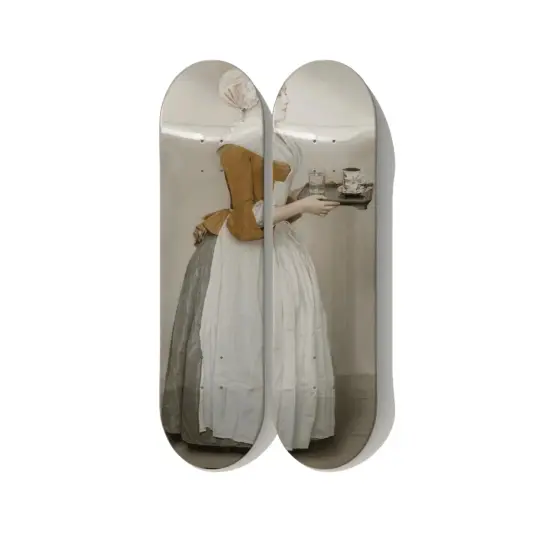 Liotard Chocolate Girl Skateboard Art – Diptych
