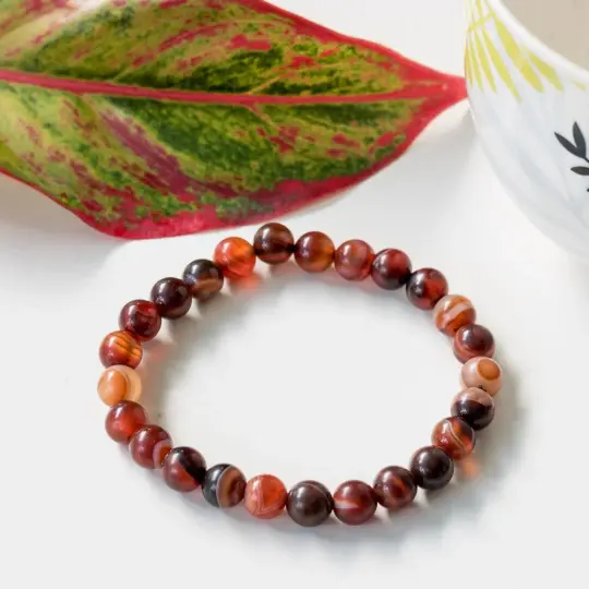 Agate Gemstone Bracelet