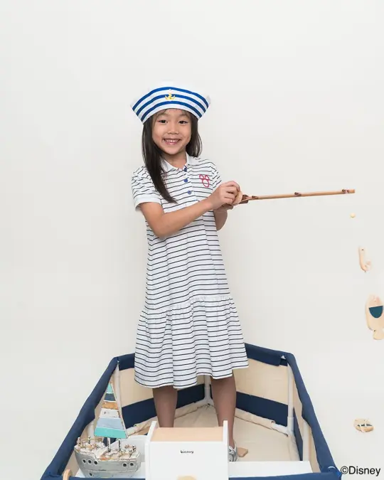 Polo Dress - Sailor Mickey Stripes