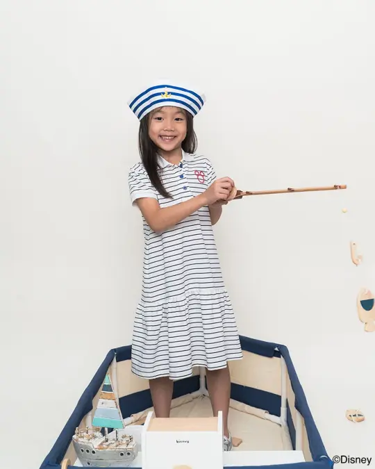 Polo Dress - Sailor Mickey Stripes