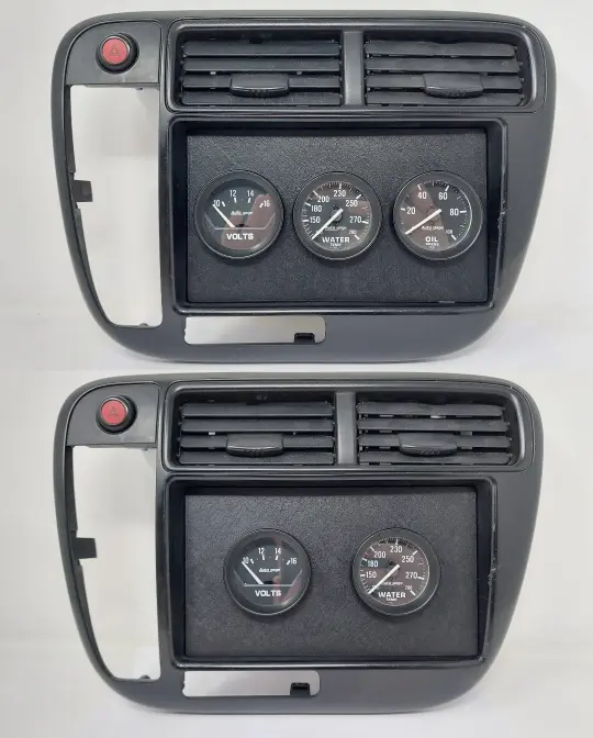 1999-2000 Honda Civic Radio Gauge Pod / Plate