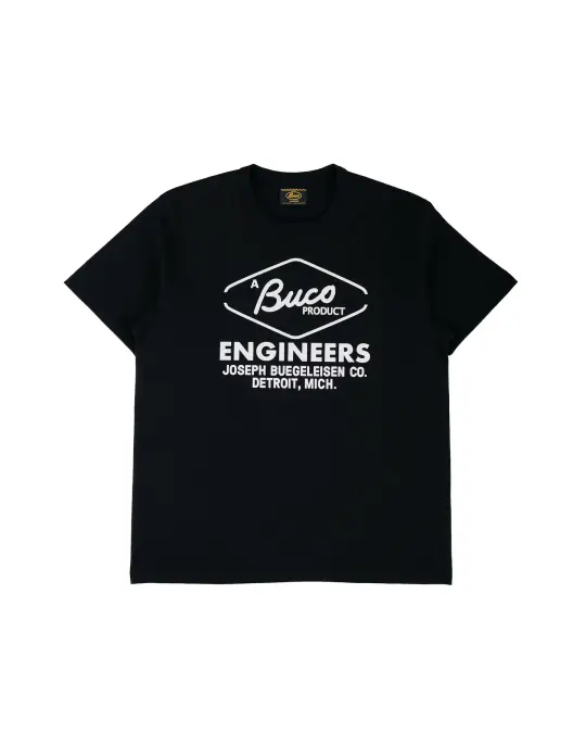 The Real McCoy's BC26001 Buco Tee / Buco Engineers Black