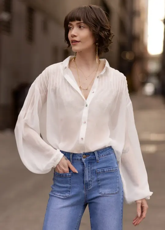 Benedict Top in Ivory