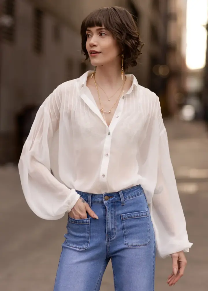Benedict Top in Ivory