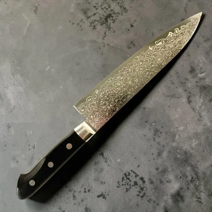 Tsunehisa AUS-10 Damascus 180mm Gyuto Western Handle
