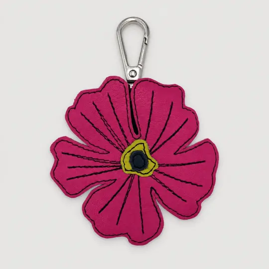 the leather poppy bag charm 56-of-70