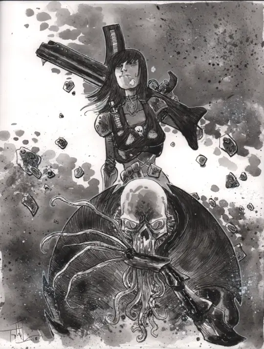BLACKHOLERS Print #2A Original Art