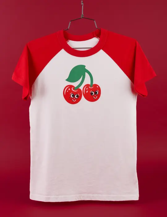 Produce Raglan Tee - Cherry *FINAL SALE*