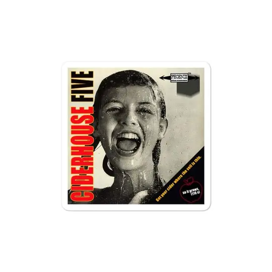 Ciderhouse 5 Vinyl Bubble-Free Stickers | Available in 3 Sizes