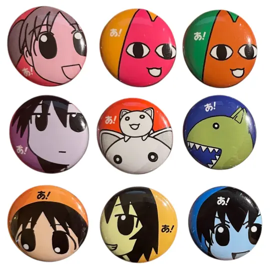 Azumanga Pins
