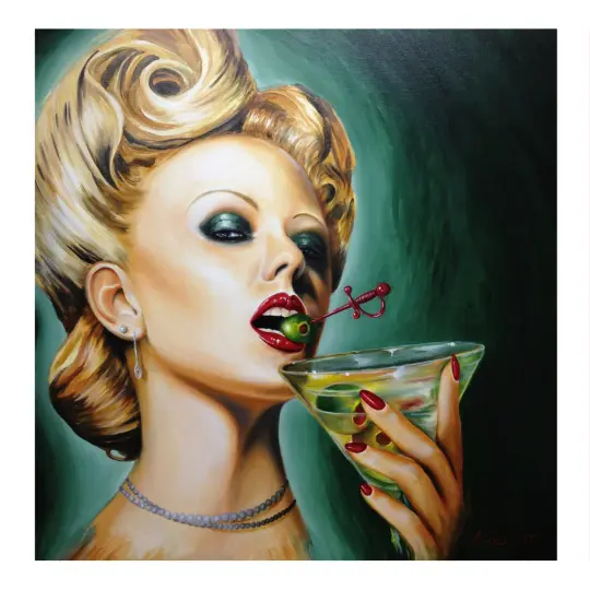 "Dirty Blonde" print