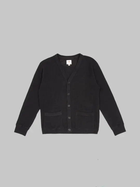 UES Single Rib Cardigan Black