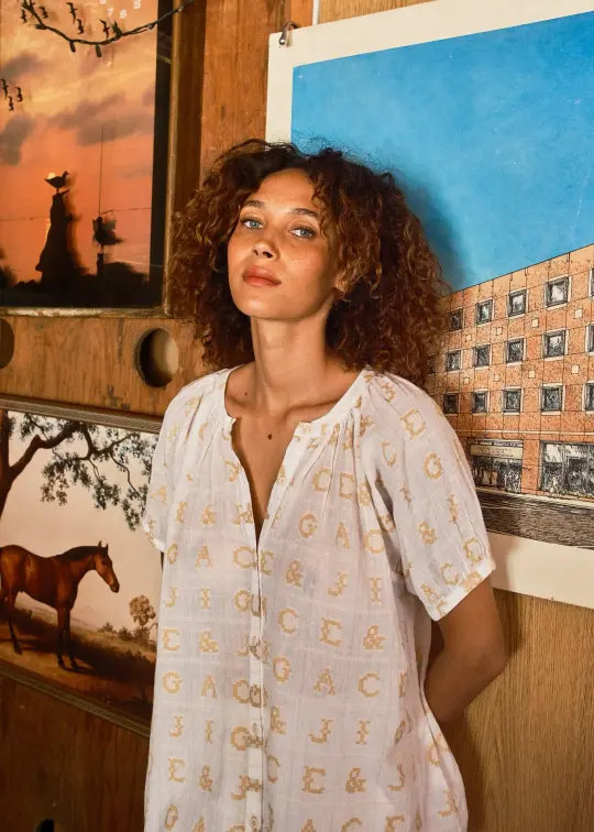 salome blouse | spring 26 | initial