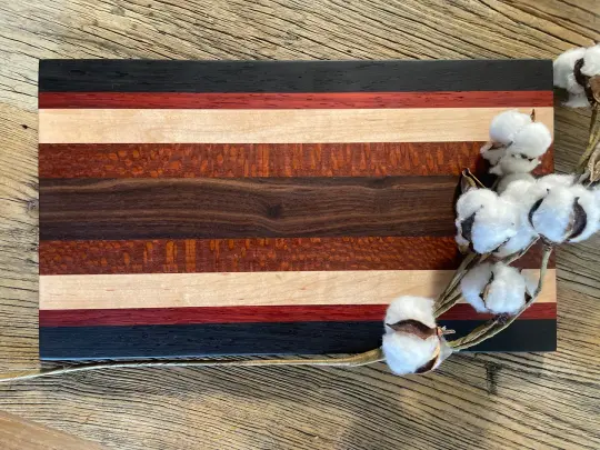 24M019 -  Mixed Padauk, Wenge, Maple, Walnut & Leopard