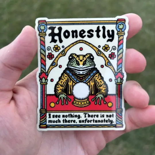I see nothing sticker
