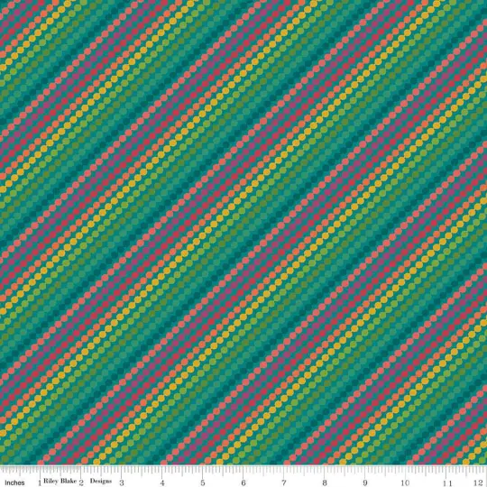 Market Street Teal Stripe