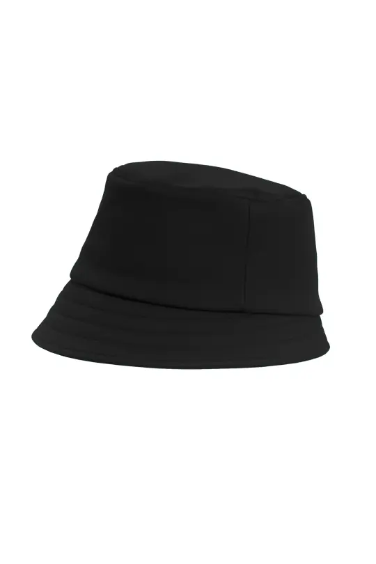 Elegant Black Bucket Hat