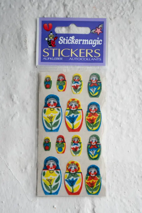 Vintage Sticker Strips - Other Stuff