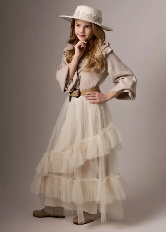 Havana Skirt in Cream
