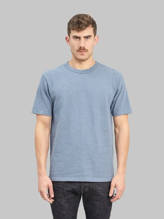UES Recycled Denim Short Sleeve T-Shirt Blue