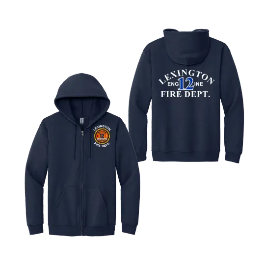 LFD12 18600 Gildan Full Zip Hoodie