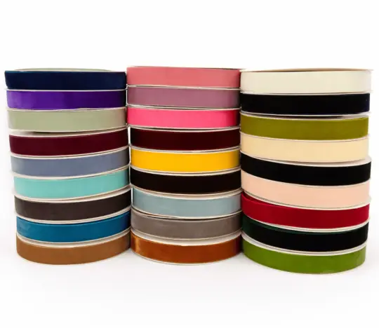 3/4" velvet ribbon spool
