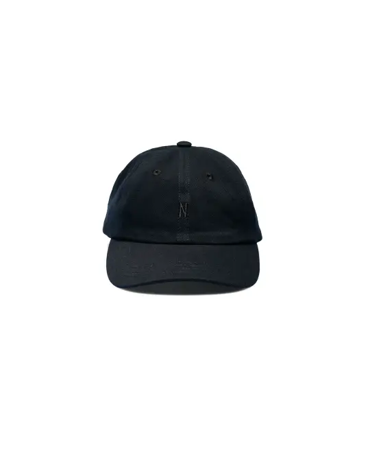 Norse Projects Cotton Wool Twill 6-Panel Cap Dark Navy