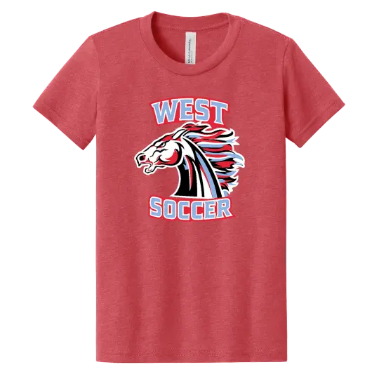 WJHS Soccer BC3001YCVC Youth Short Sleeve Tee
